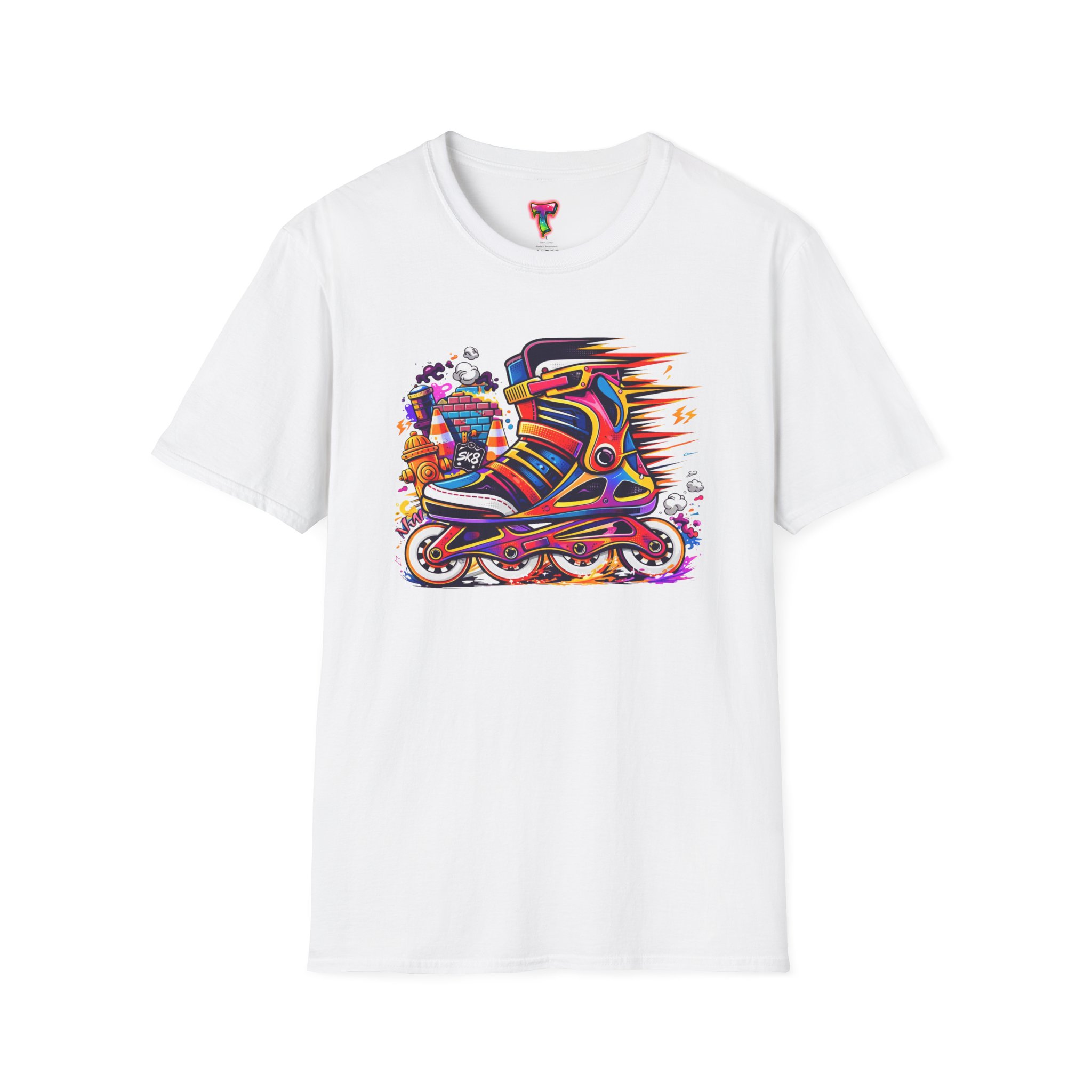 Retro Rollerblade Skate T‑Shirt - Ảnh 5