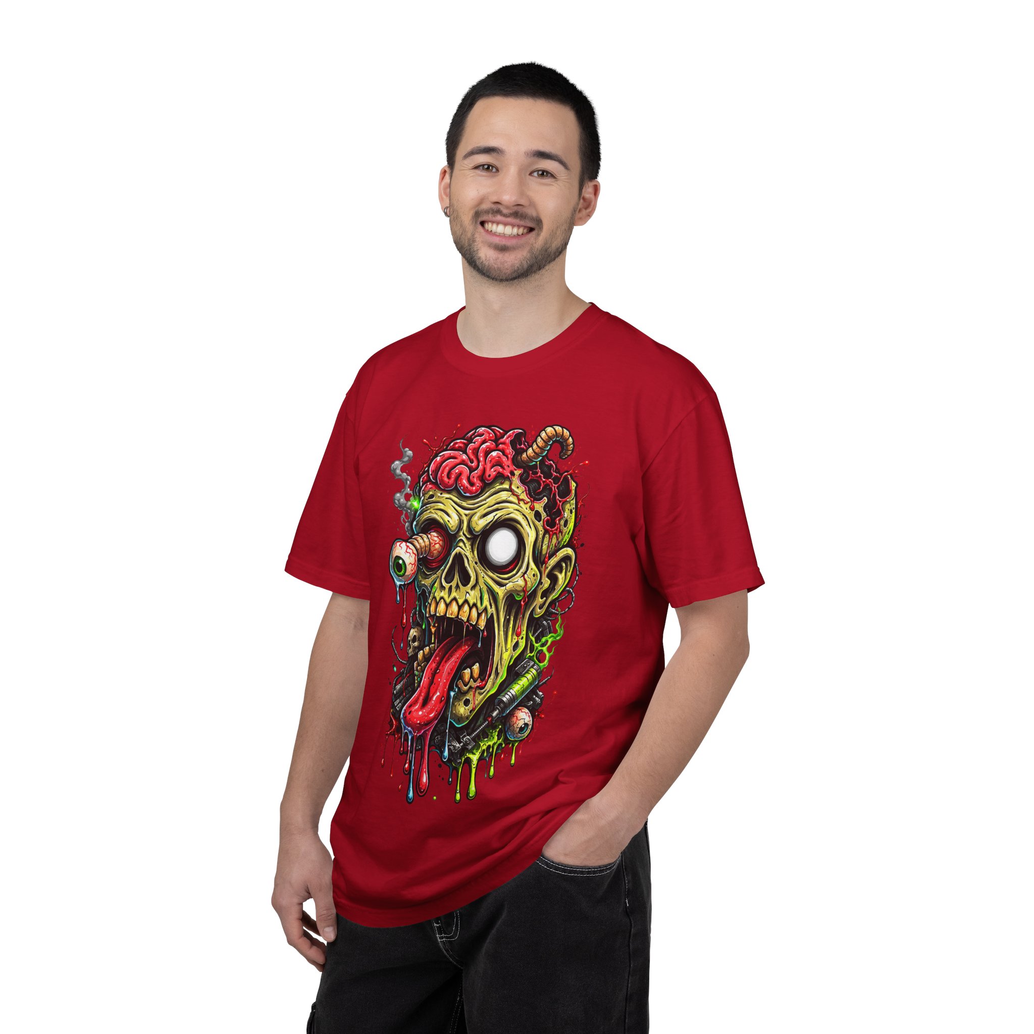 Zombie Skull Graphic T-Shirt - Ảnh 60