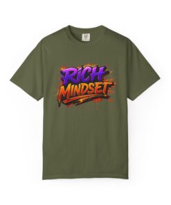 Rich Mindset T-Shirt — Street Style Motivational Graphic Tee
