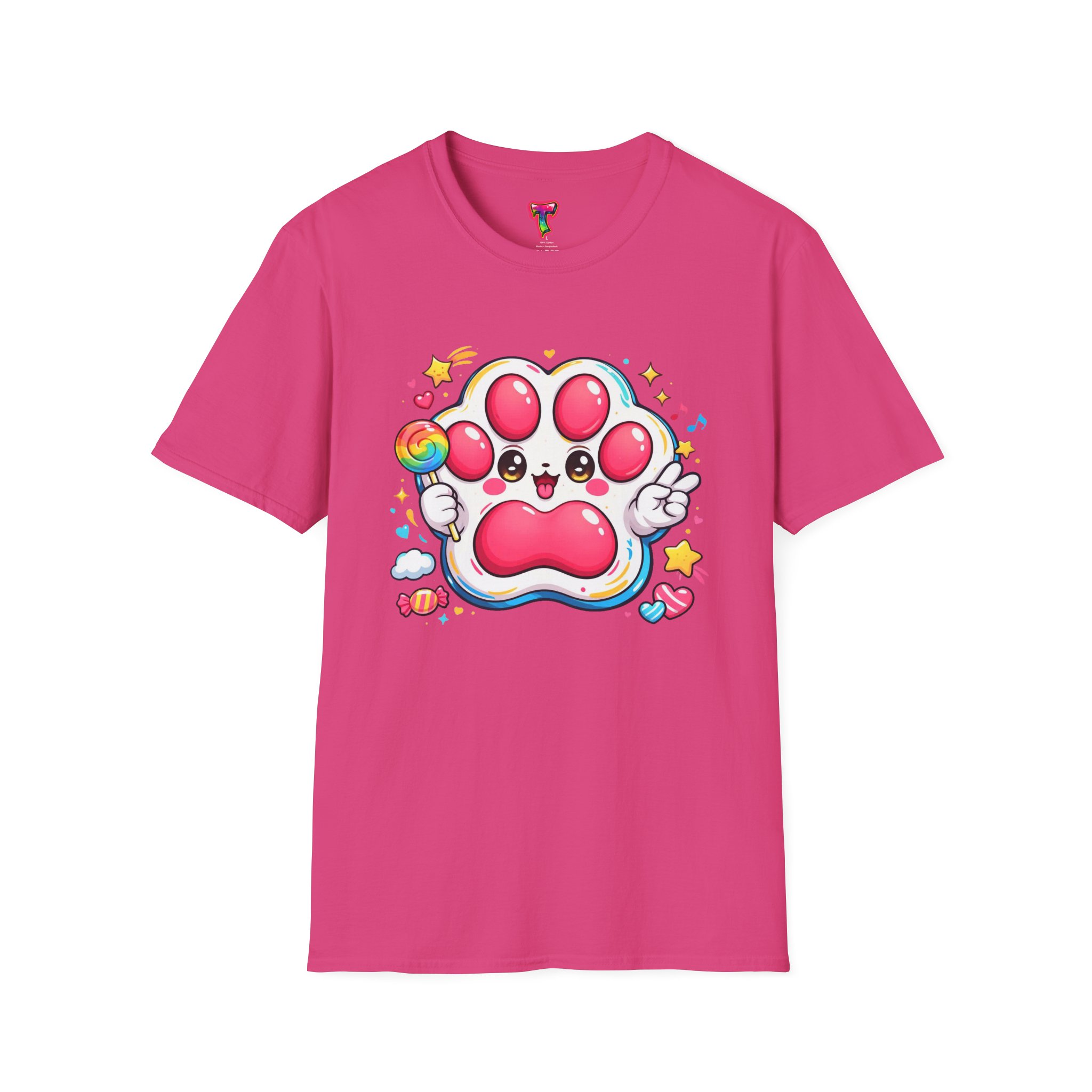 Cute Rainbow Paw T-Shirt - Ảnh 45