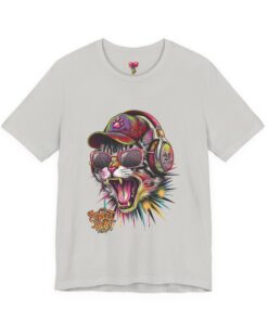 Retro DJ Cat Graphic Tee