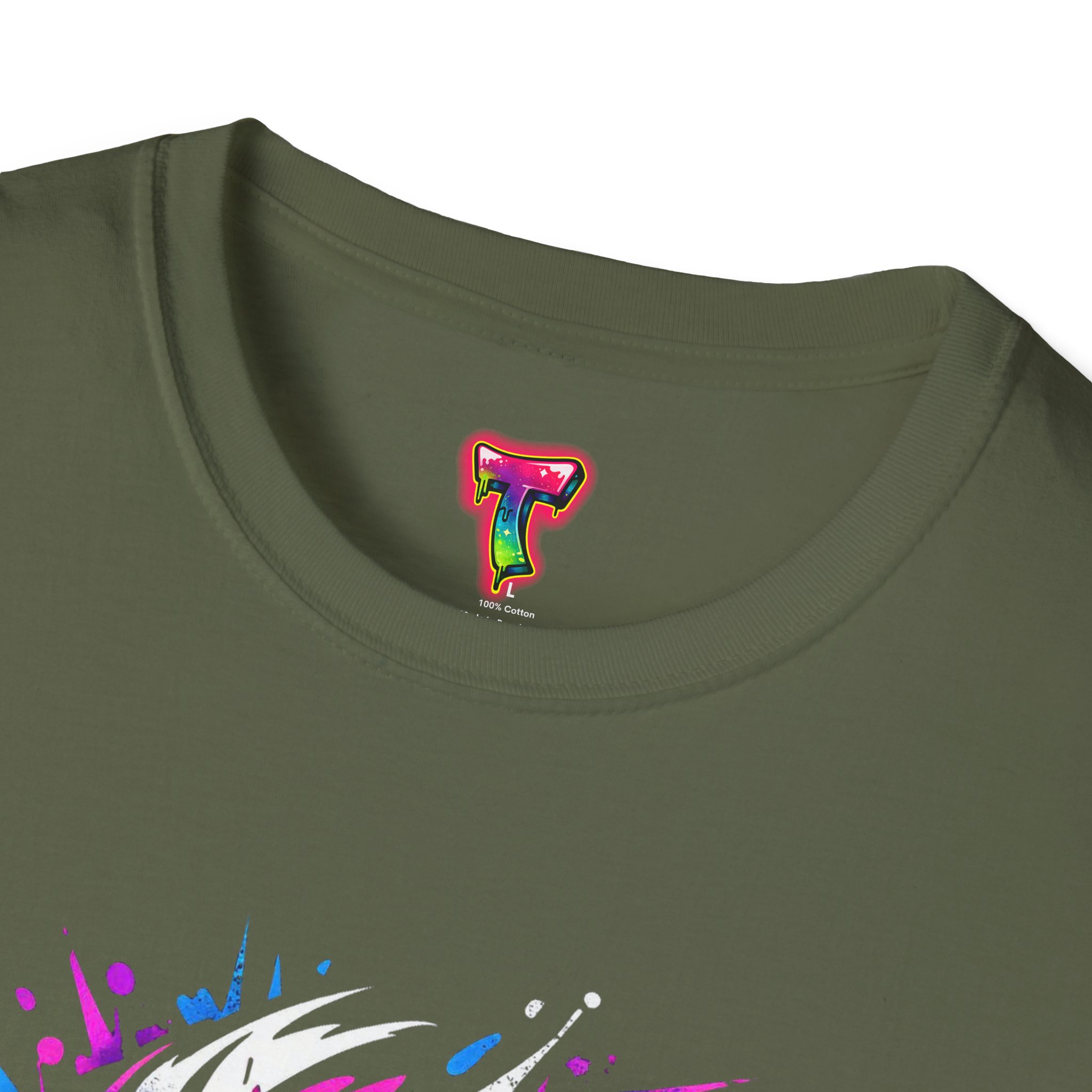 Abstract Dripping Face T-Shirt - Ảnh 19