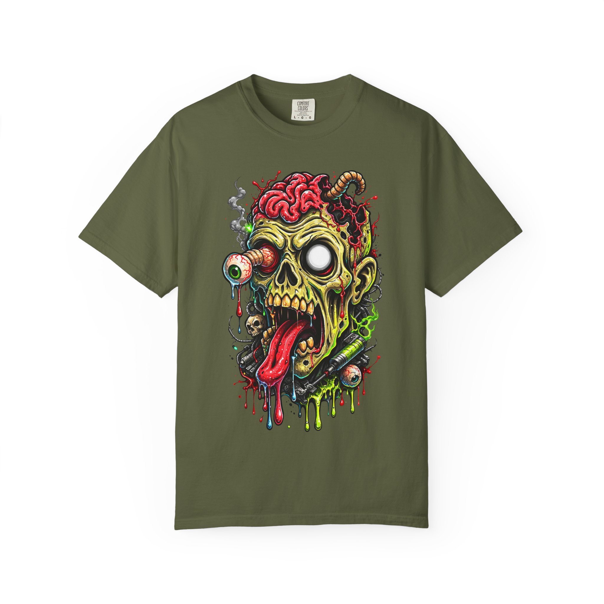 Zombie Skull Graphic T-Shirt - Ảnh 29