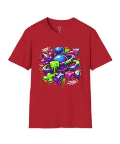 Graffiti Space Planet T-Shirt