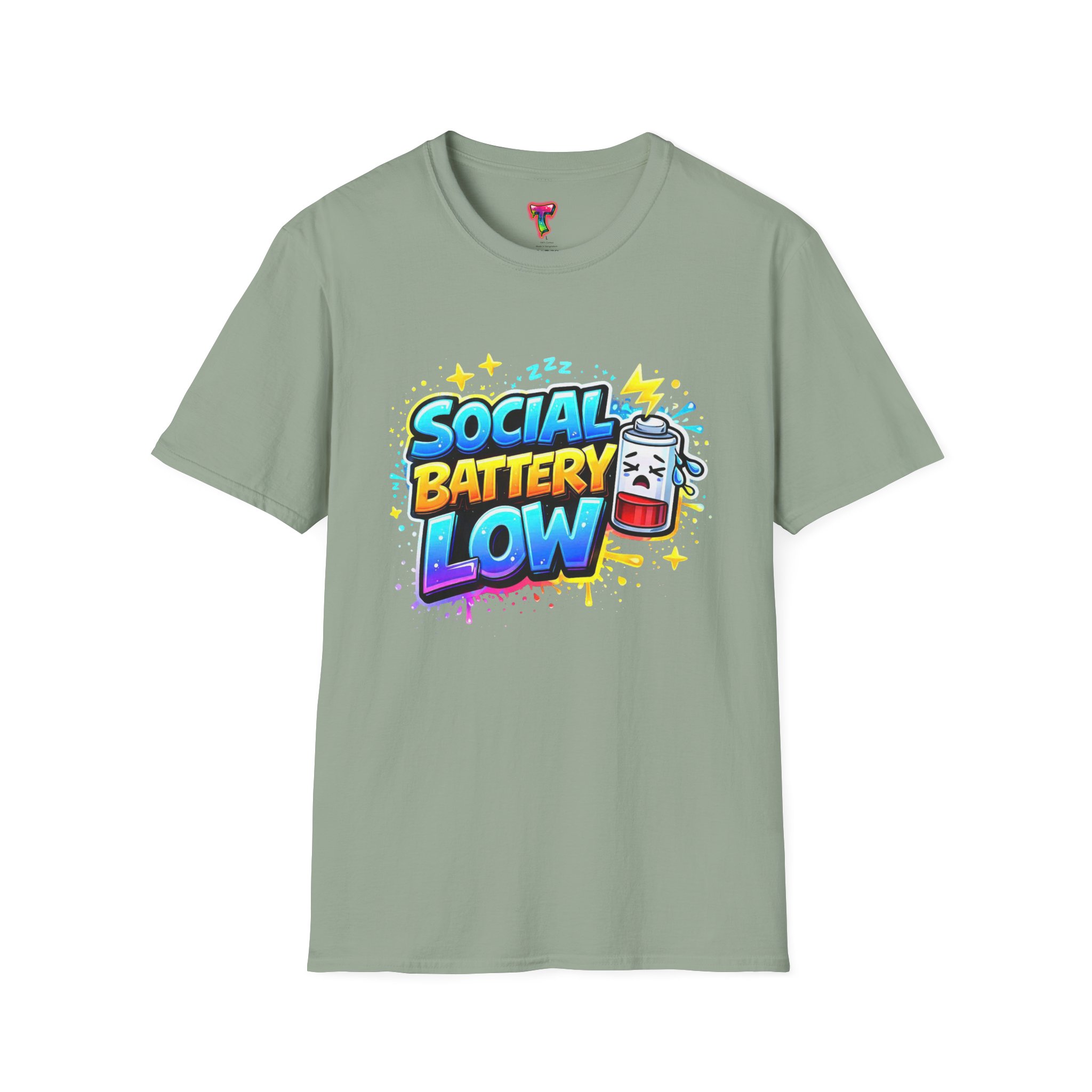Social Battery Low T-Shirt - Ảnh 21