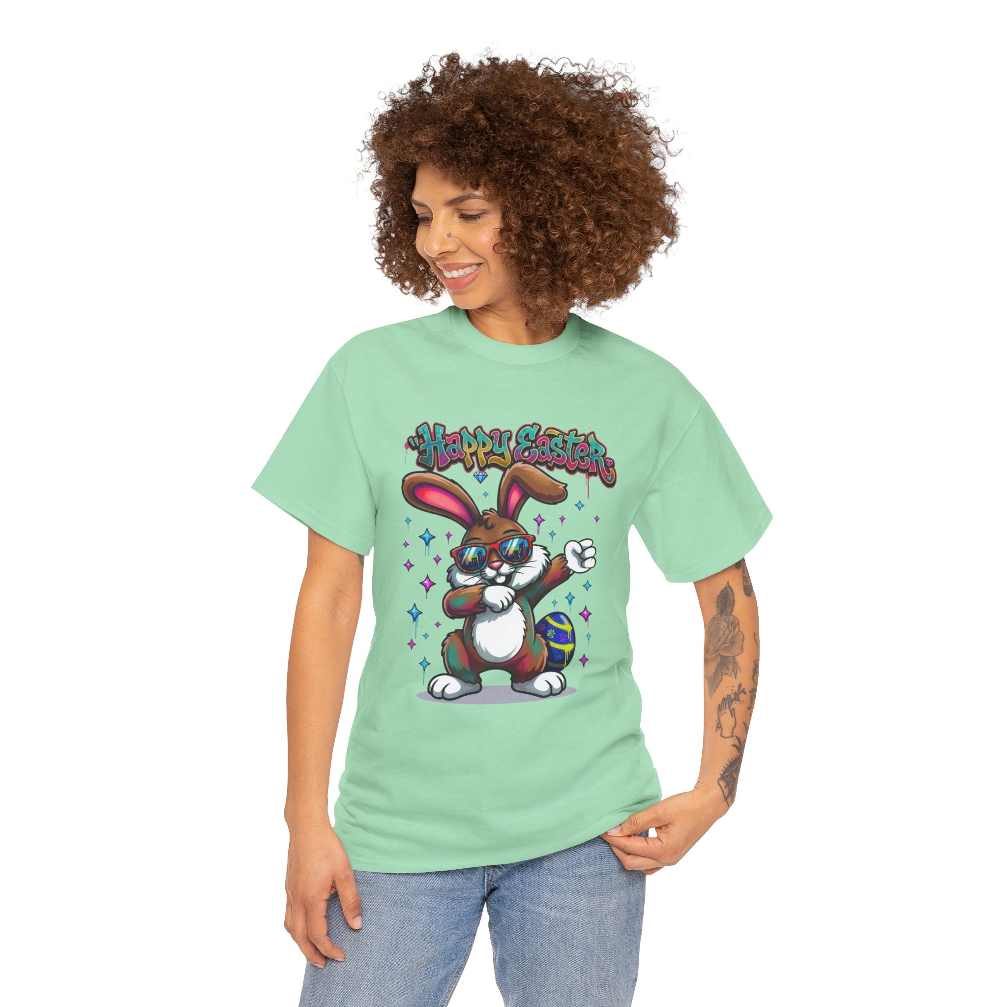 Easter Bunny Dabbing T-Shirt - Ảnh 48