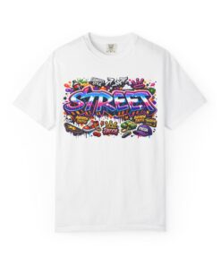 Street Skateboard Graffiti T-shirt