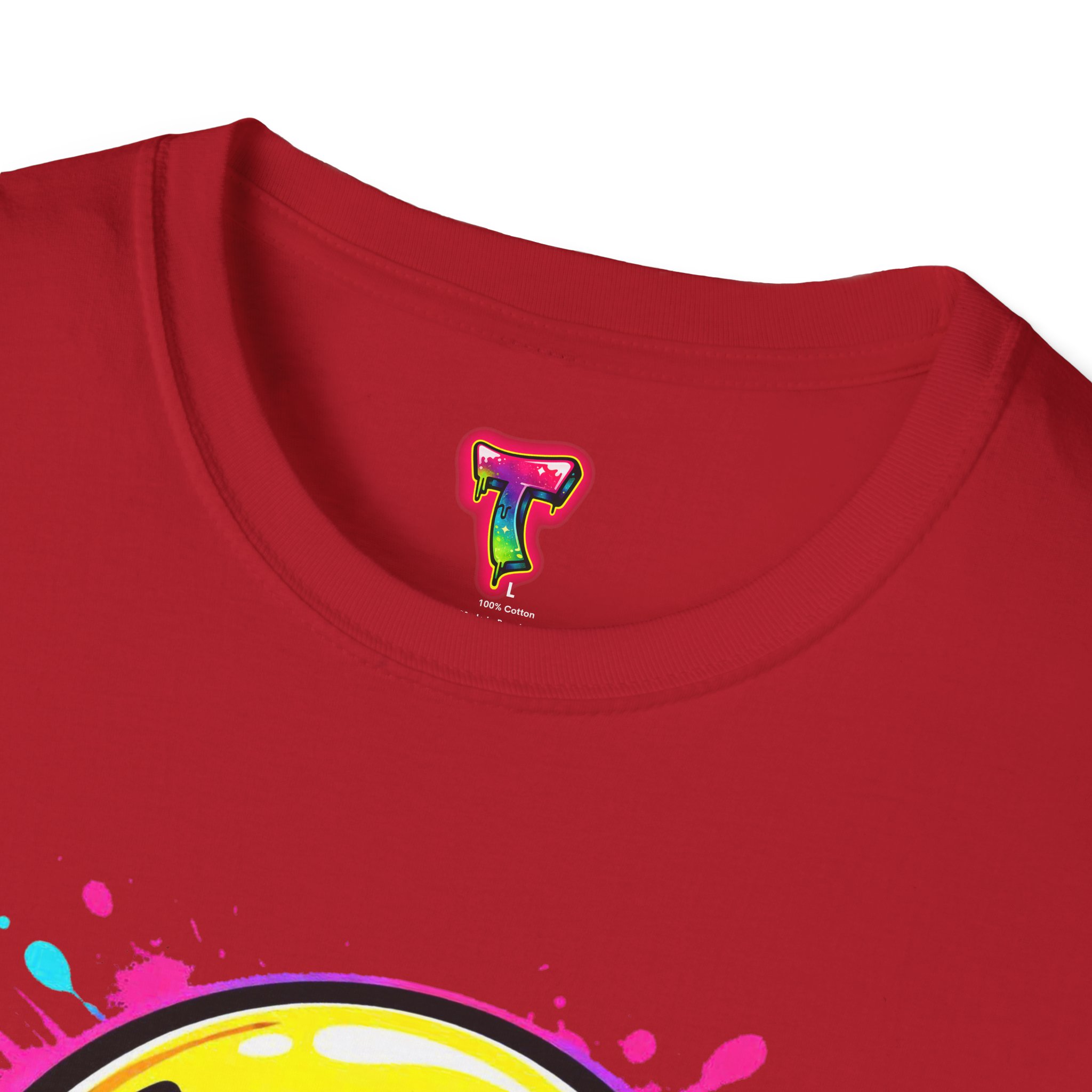 Drippy Neon Smiley T-Shirt - Ảnh 51