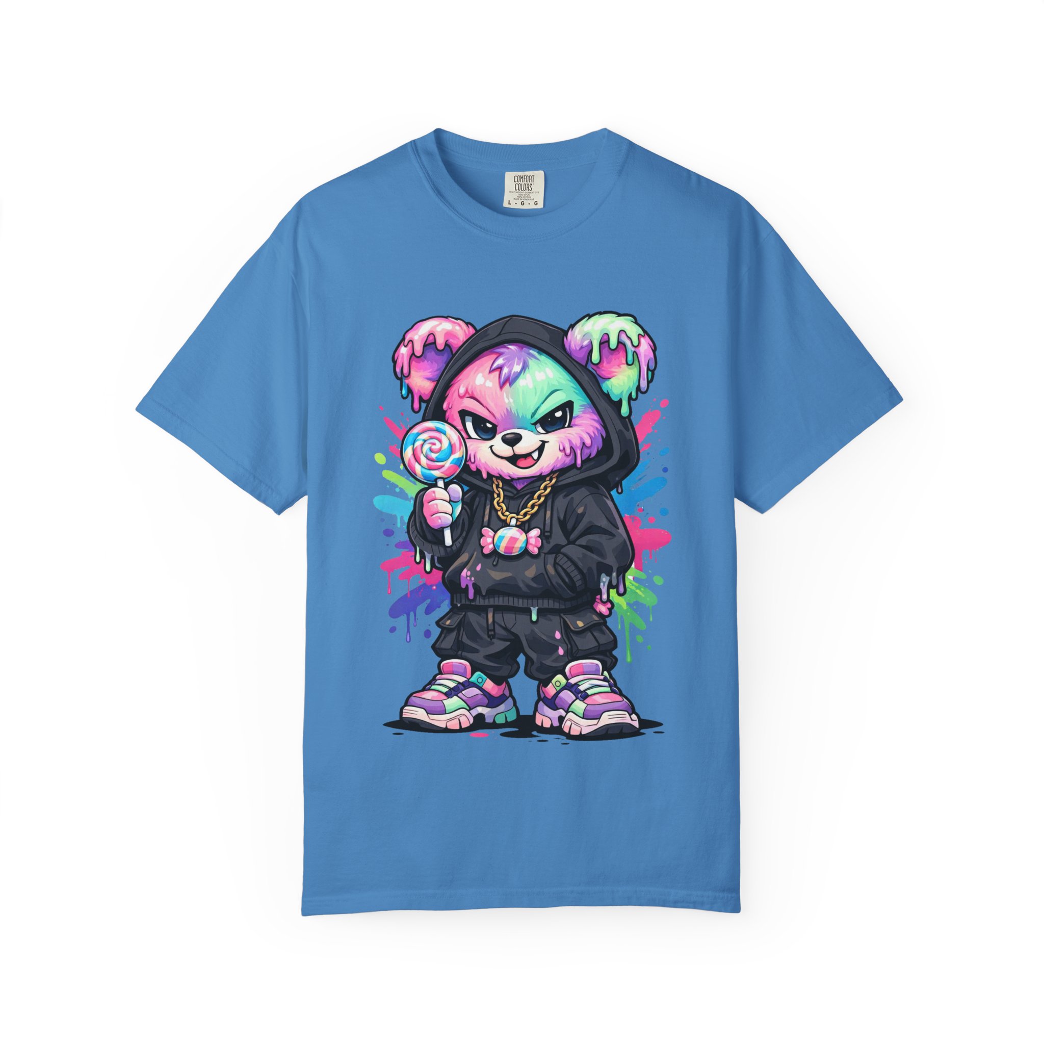 Cute Streetwear Bear Graphic T-Shirt - Ảnh 41