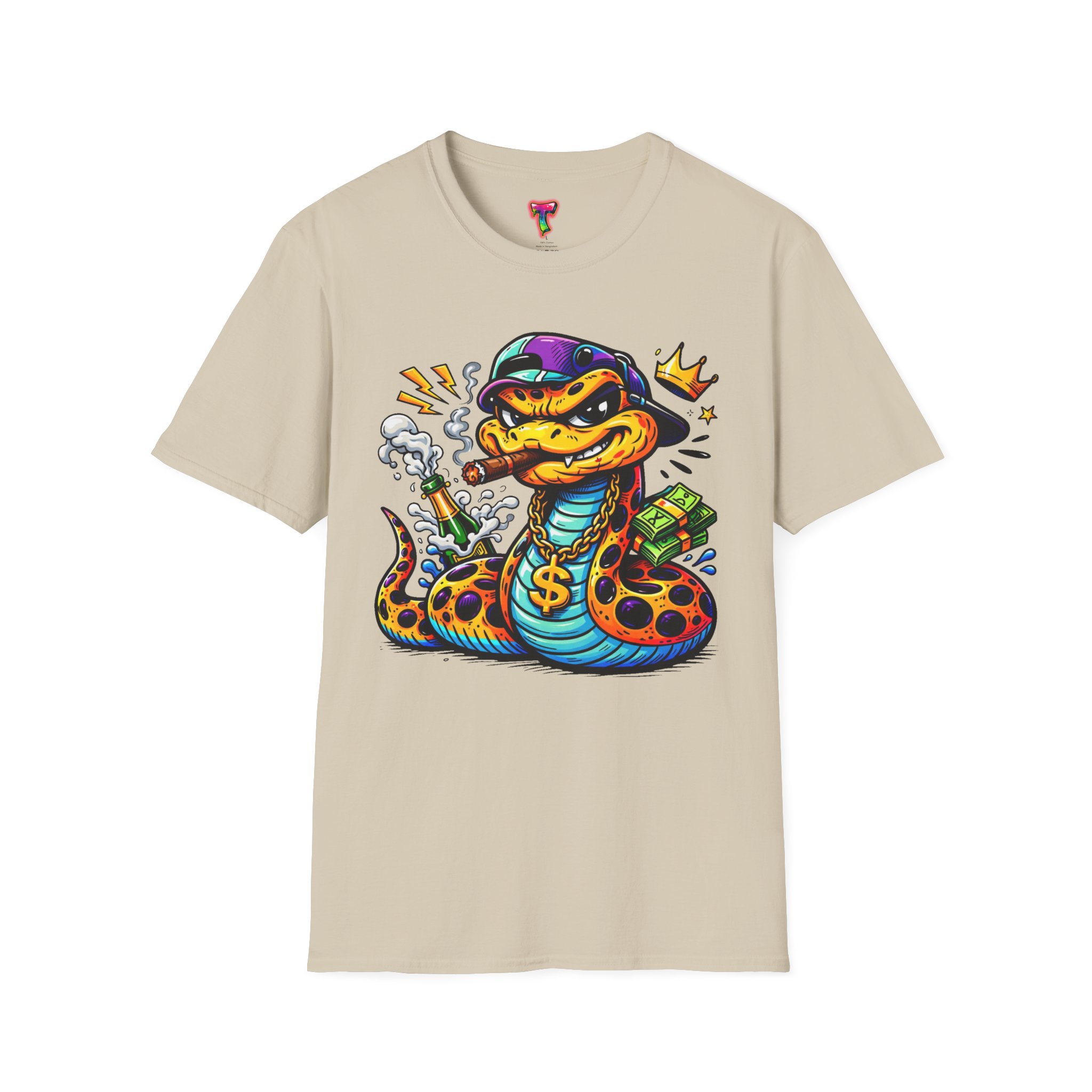 Snake King Graphic T-Shirt - Ảnh 13