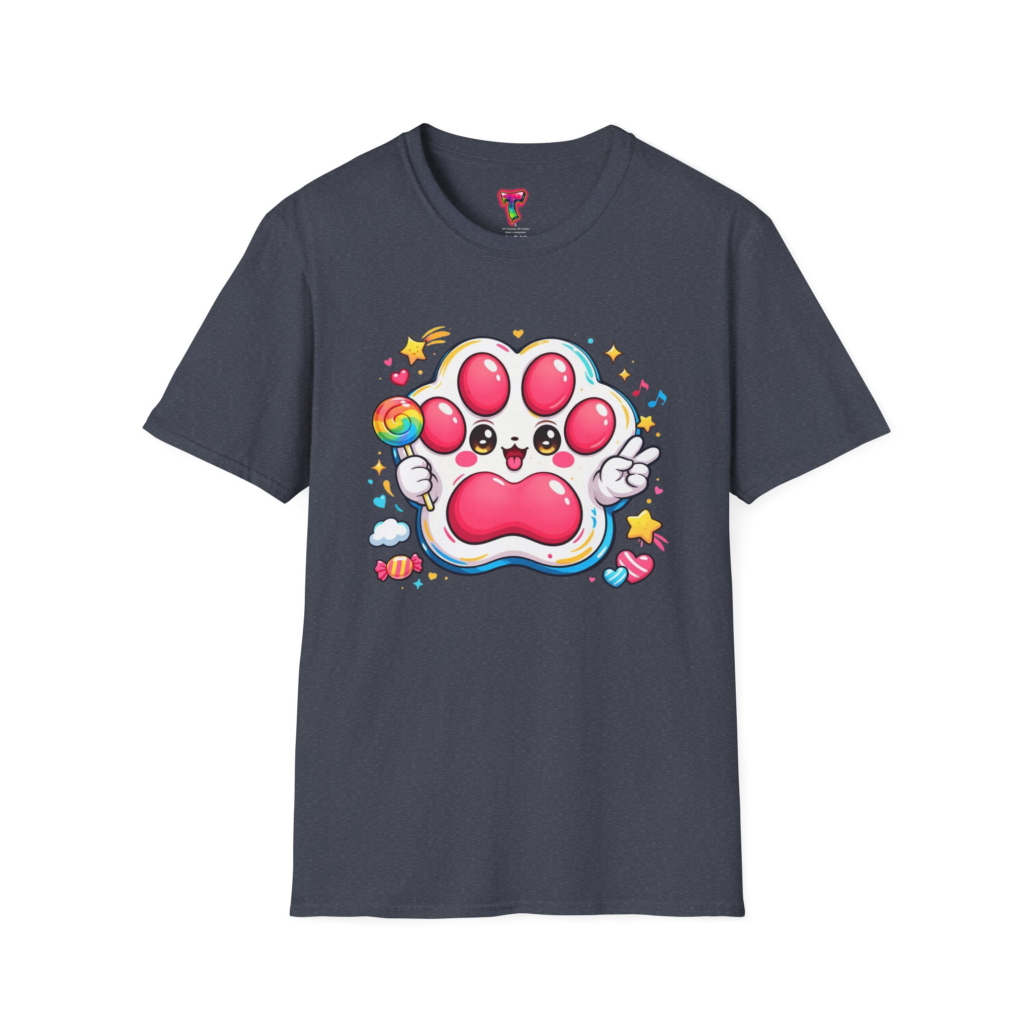 Cute Rainbow Paw T-Shirt - Ảnh 41