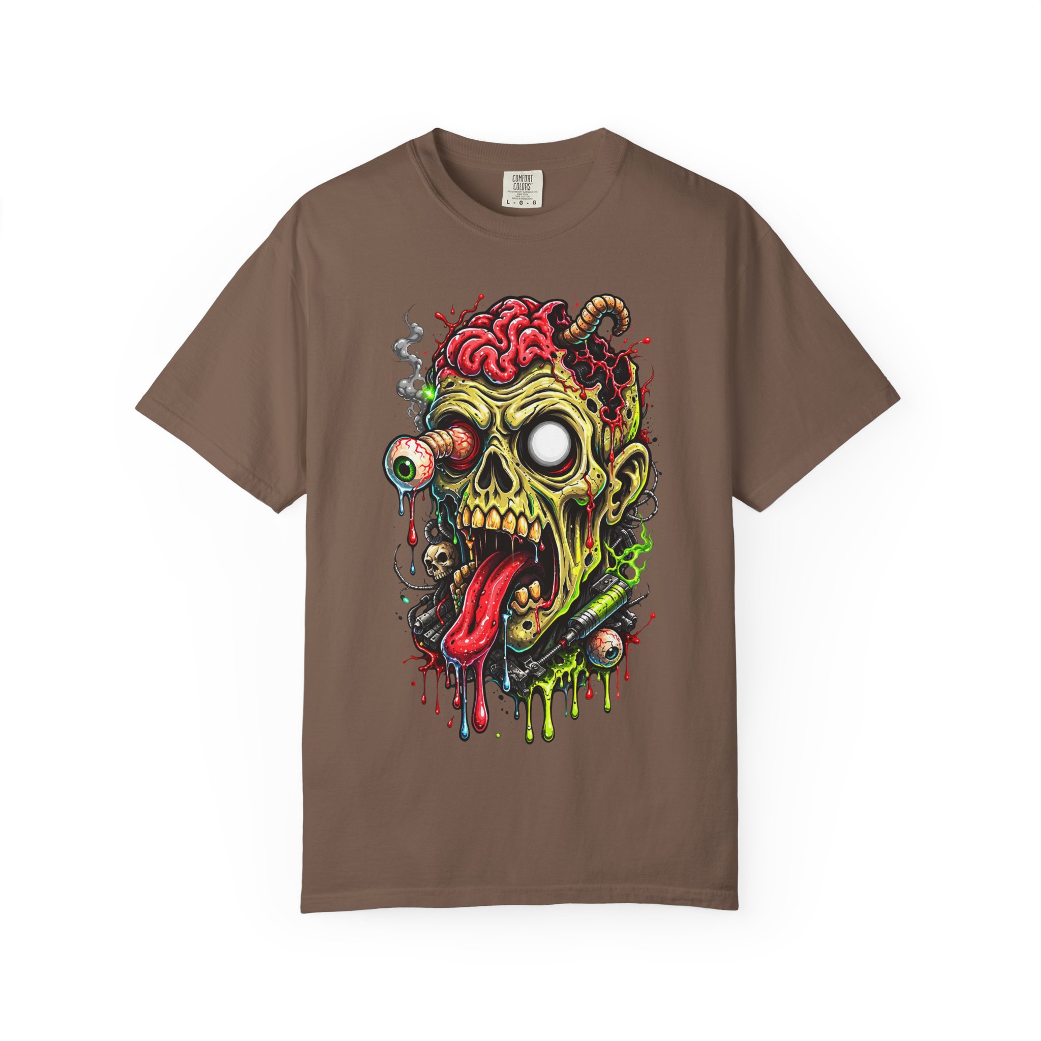 Zombie Skull Graphic T-Shirt - Ảnh 21