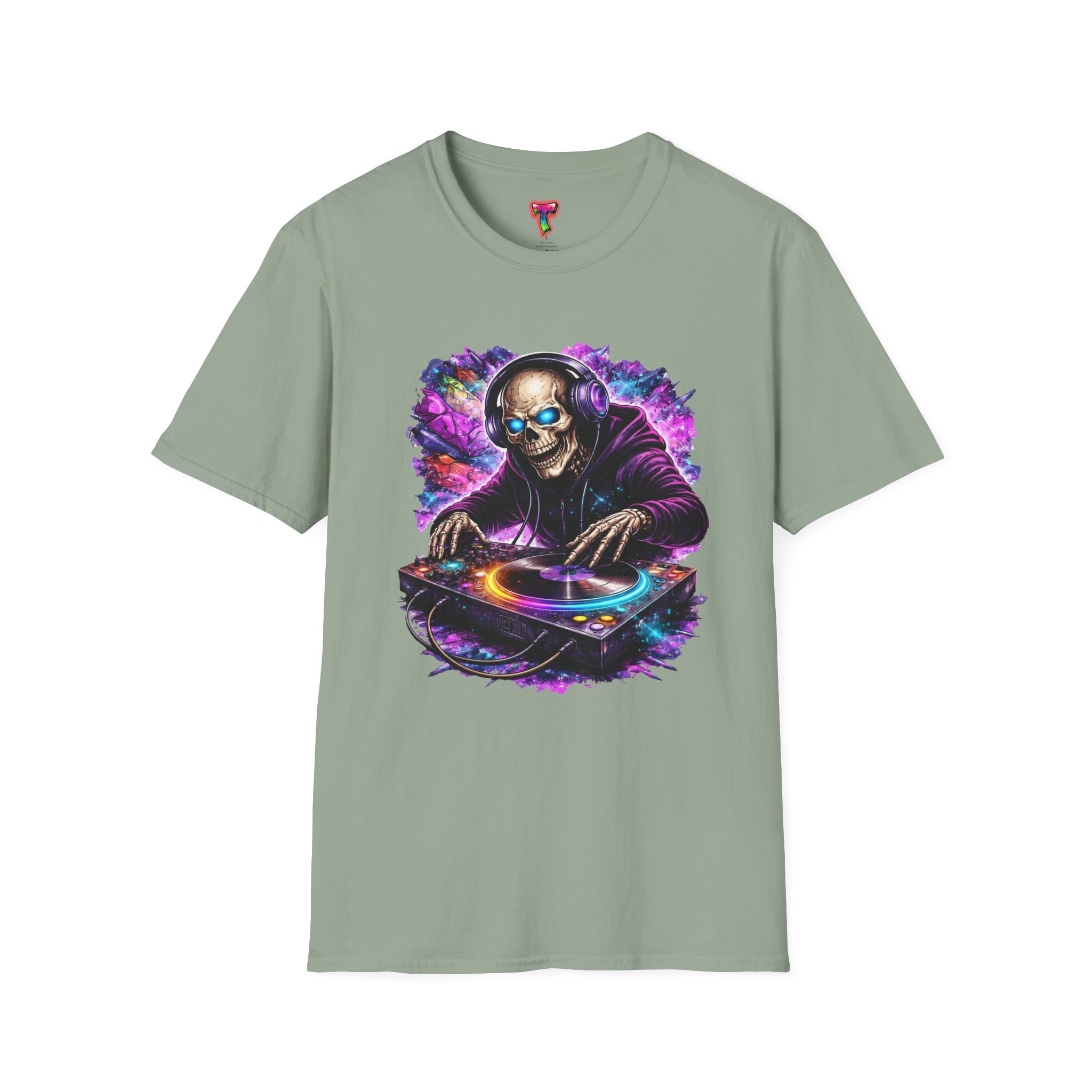 DJ Skeleton Graphic T-Shirt - Ảnh 29