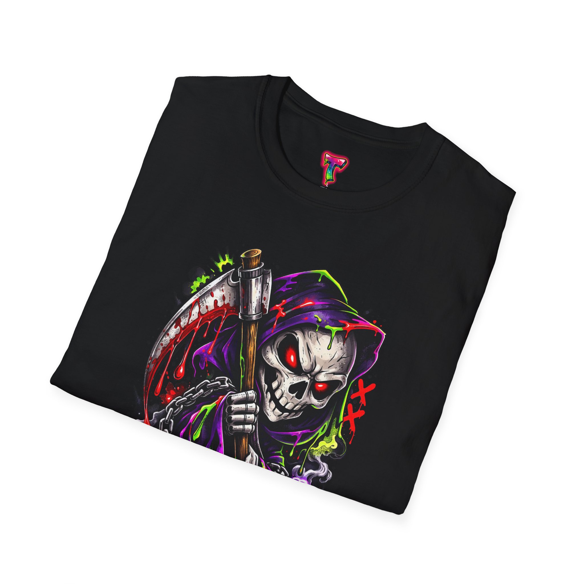 Grim Reaper Skull T-Shirt - Ảnh 12