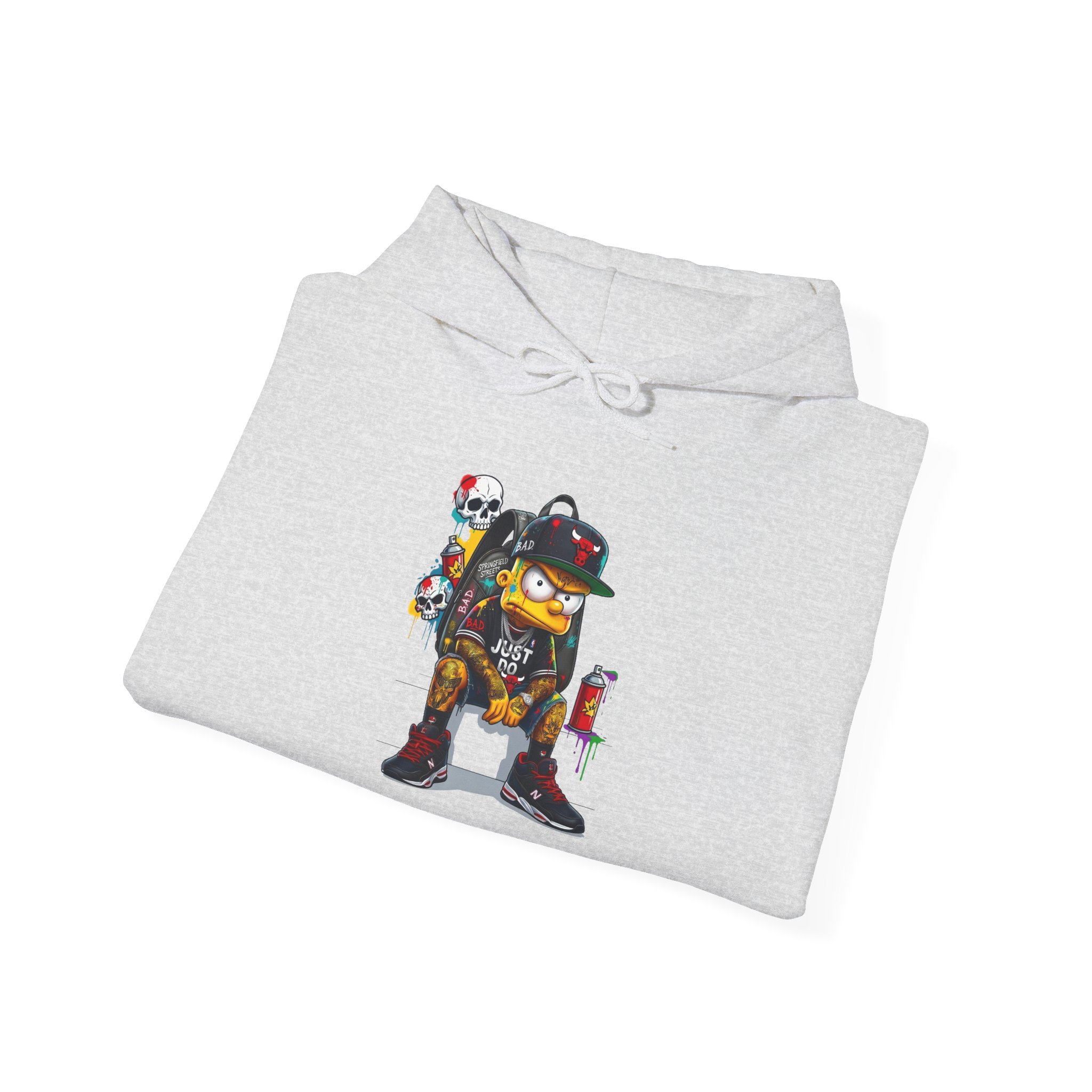 Street Skate Bear Hoodie — Urban Skateboard Graphic Pullover - Ảnh 12