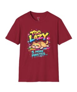 Too Lazy Cat T-Shirt