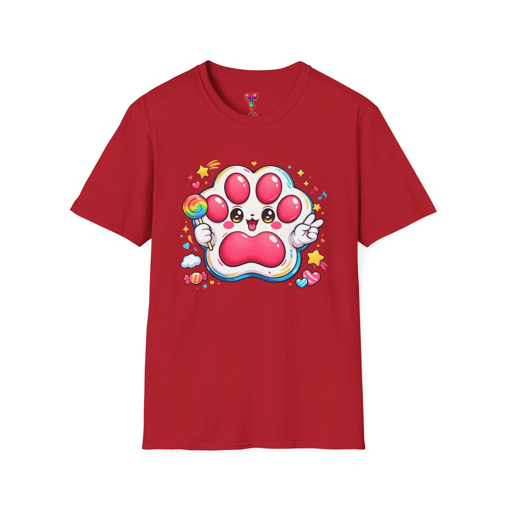 Cute Rainbow Paw T-Shirt - Ảnh 49