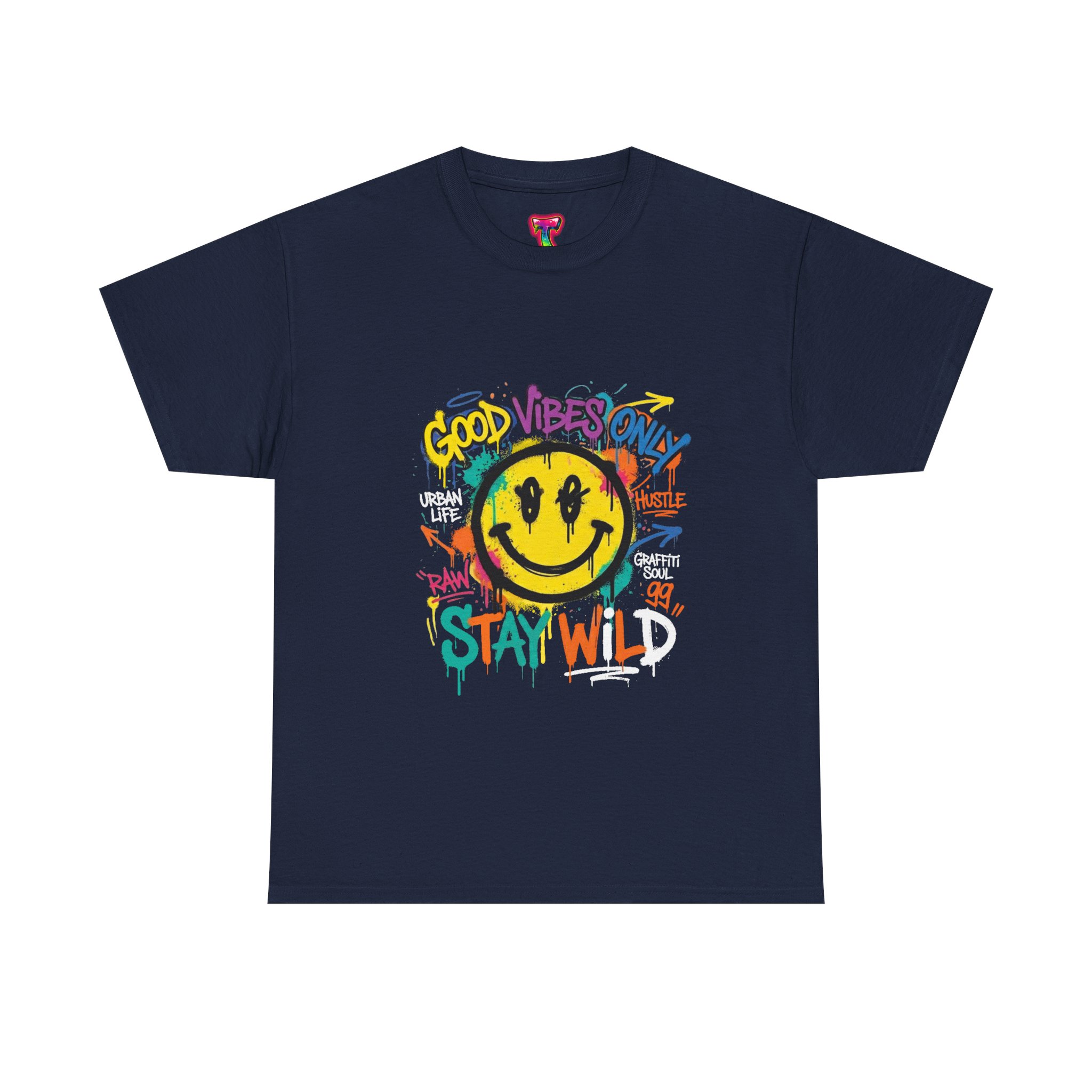 Smiley Graffiti Tee - Ảnh 41
