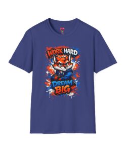 Work Hard Dream Big Fox T-Shirt