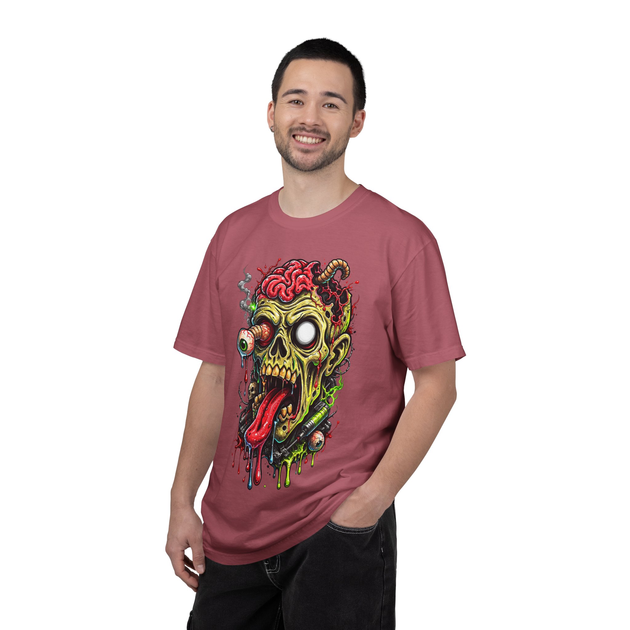 Zombie Skull Graphic T-Shirt - Ảnh 56