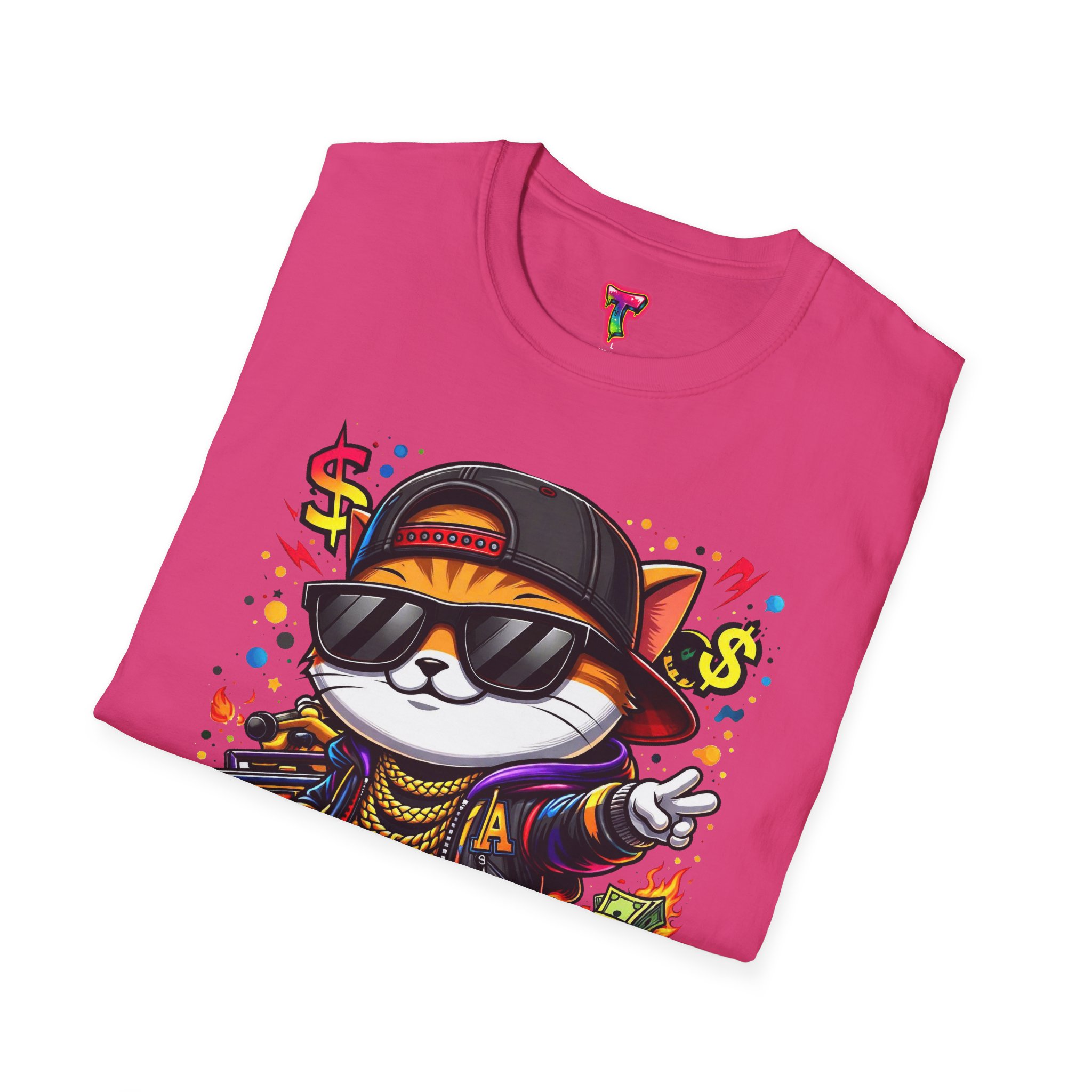 Cool Hip-Hop Cat T-Shirt - Ảnh 48