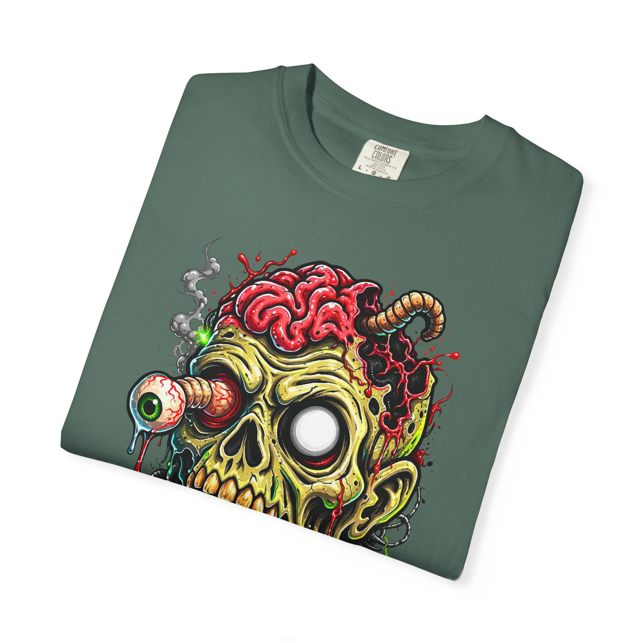 Zombie Skull Graphic T-Shirt - Ảnh 35