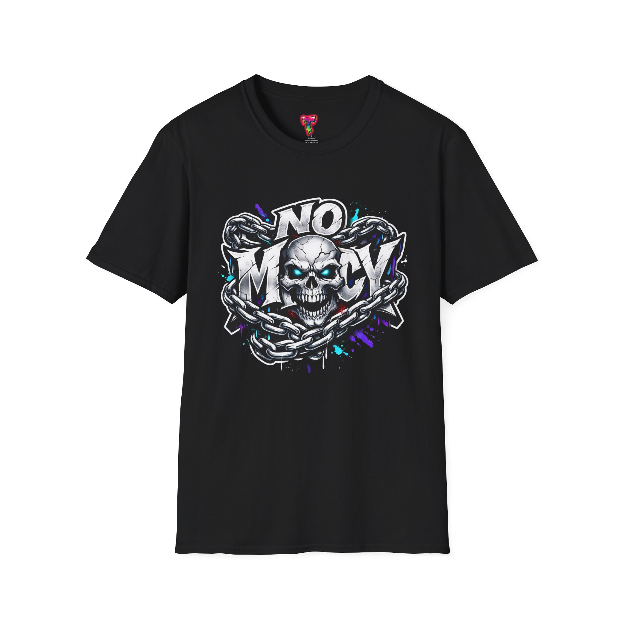 No Mercy Skull Graphic T-Shirt - Ảnh 9