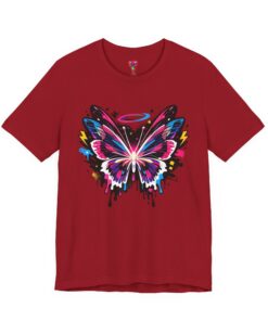 Neon Butterfly Drip Tee