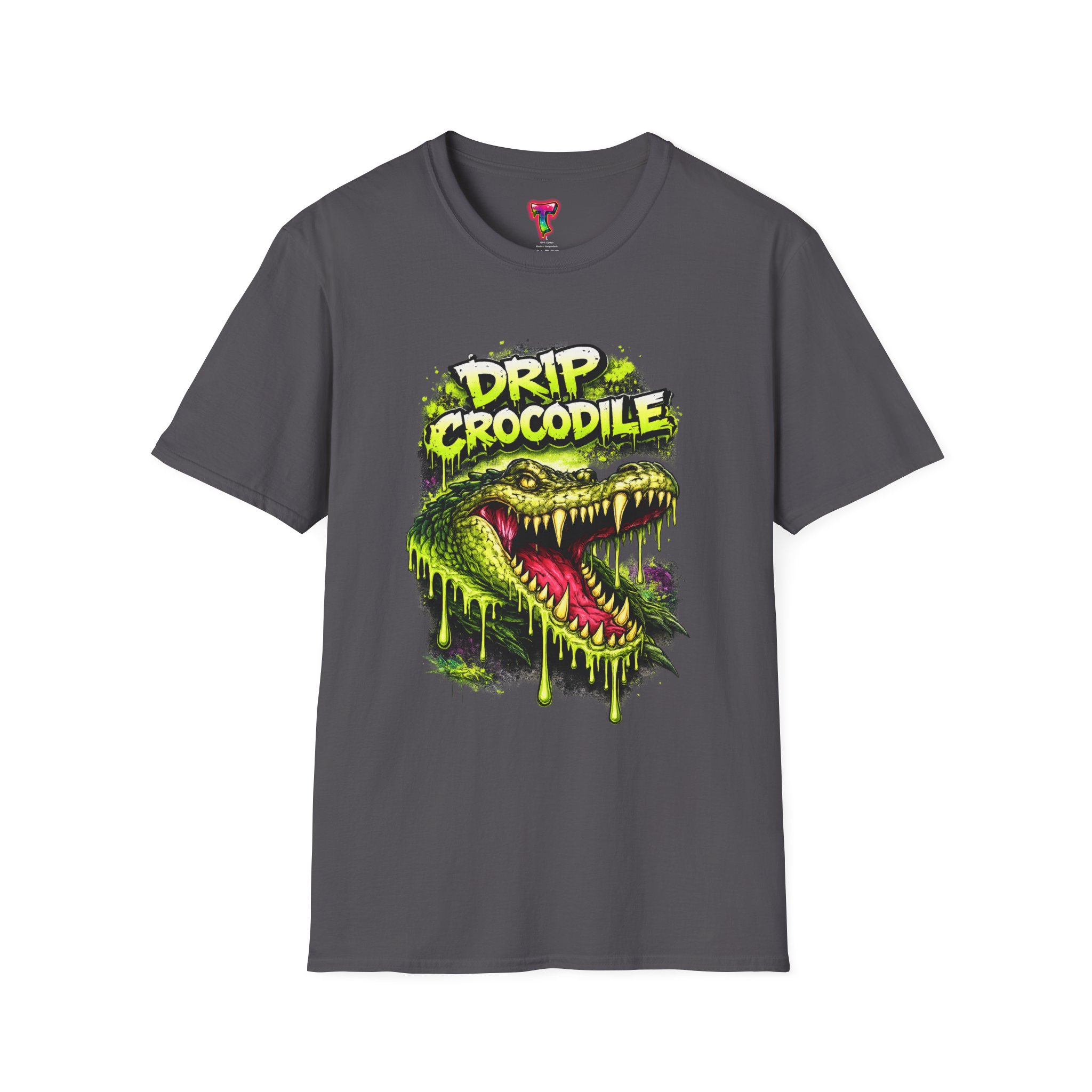 Drip Crocodile Graphic T-Shirt