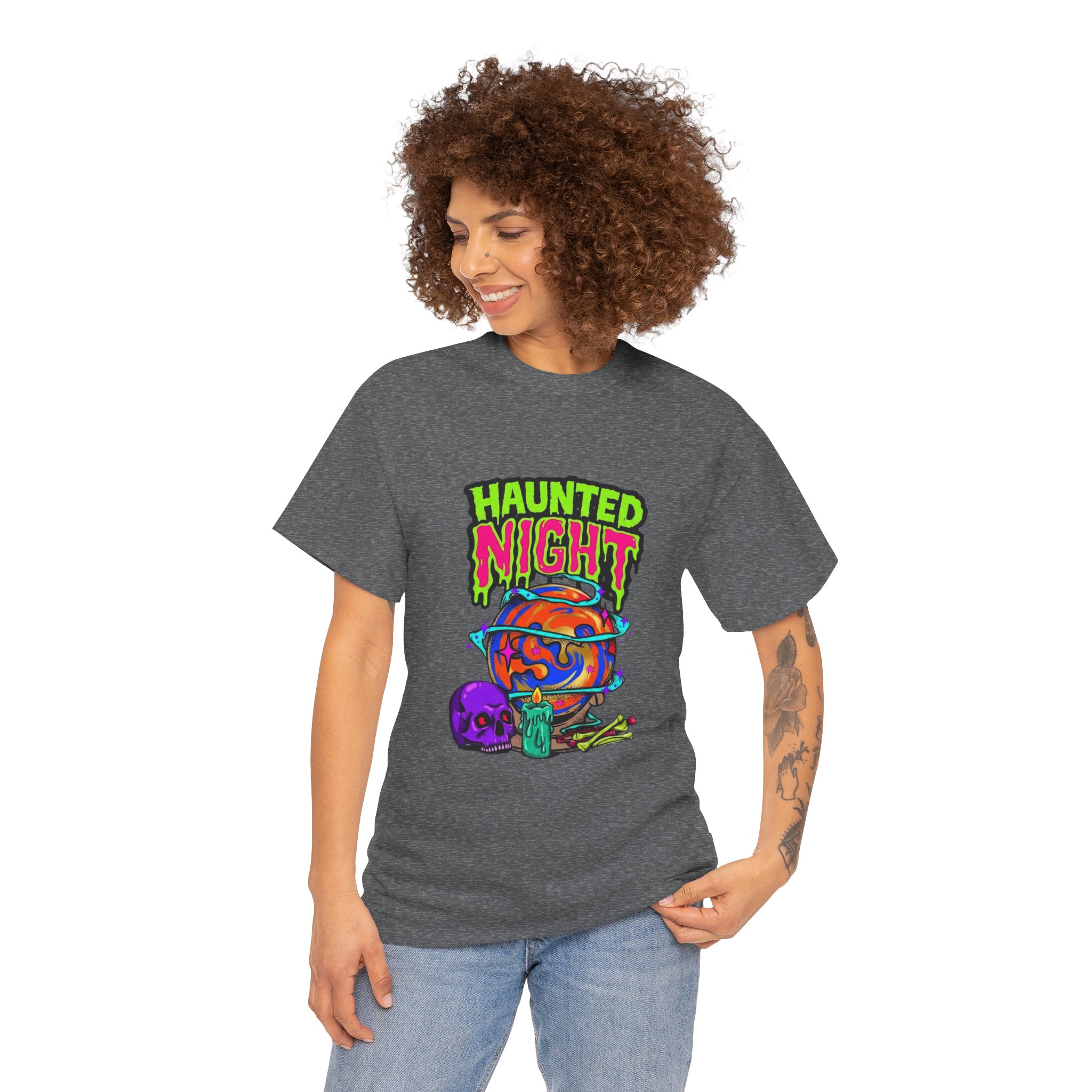 Haunted Night Halloween T‑Shirt - Ảnh 52
