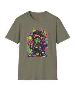Graffiti Raccoon Streetwear T-Shirt