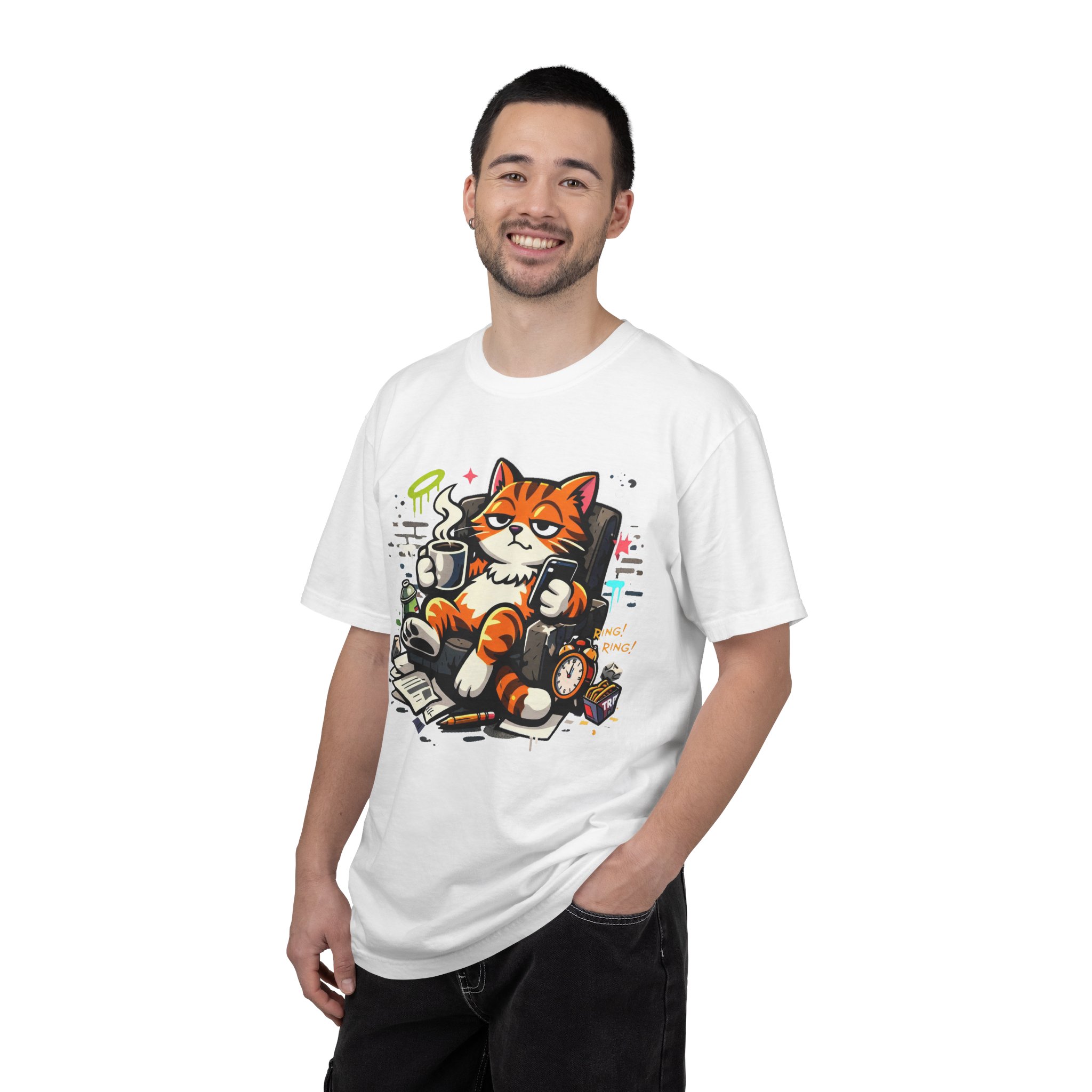 Relaxed Cat Lounge T-Shirt - Ảnh 8