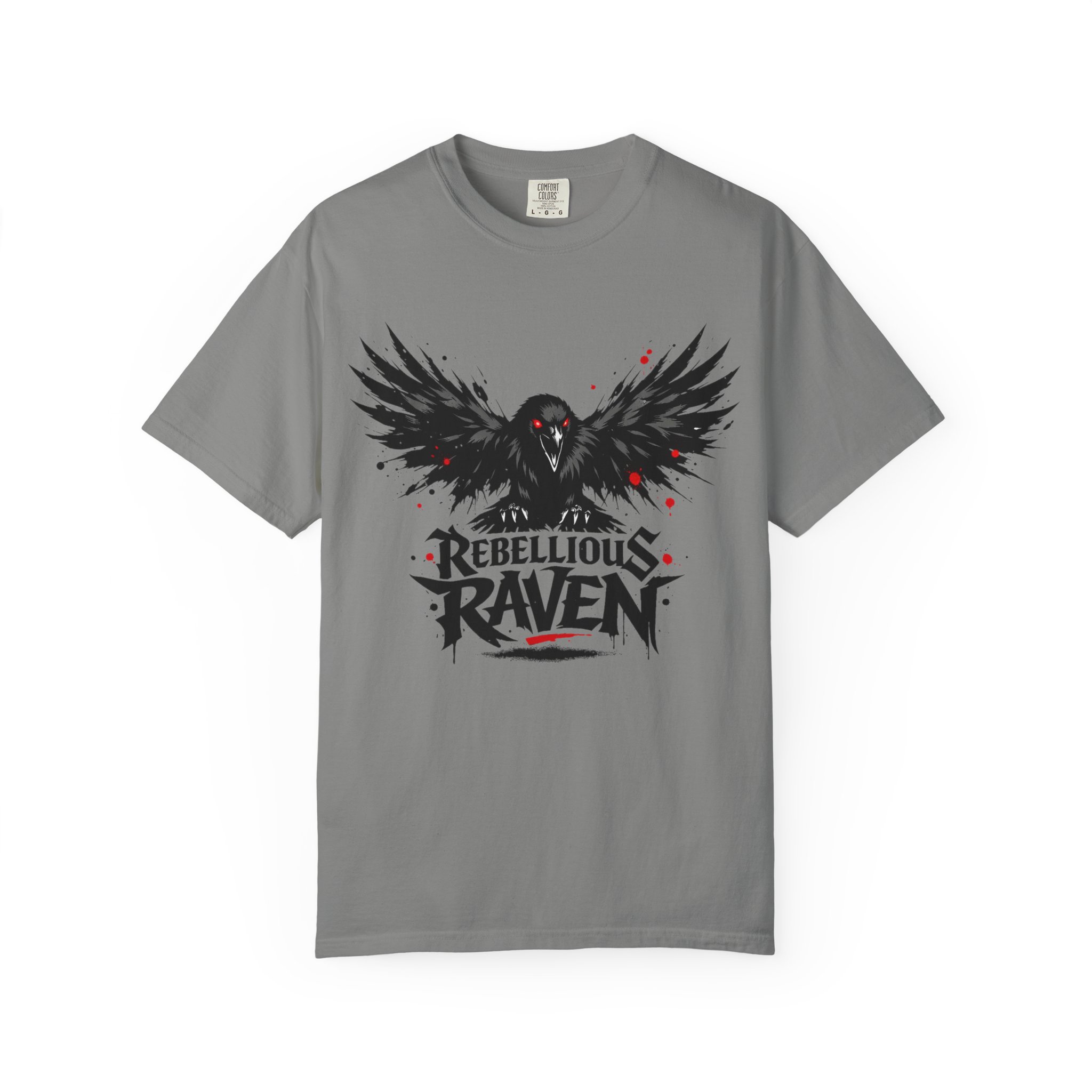Rebellious Raven Graphic T-Shirt