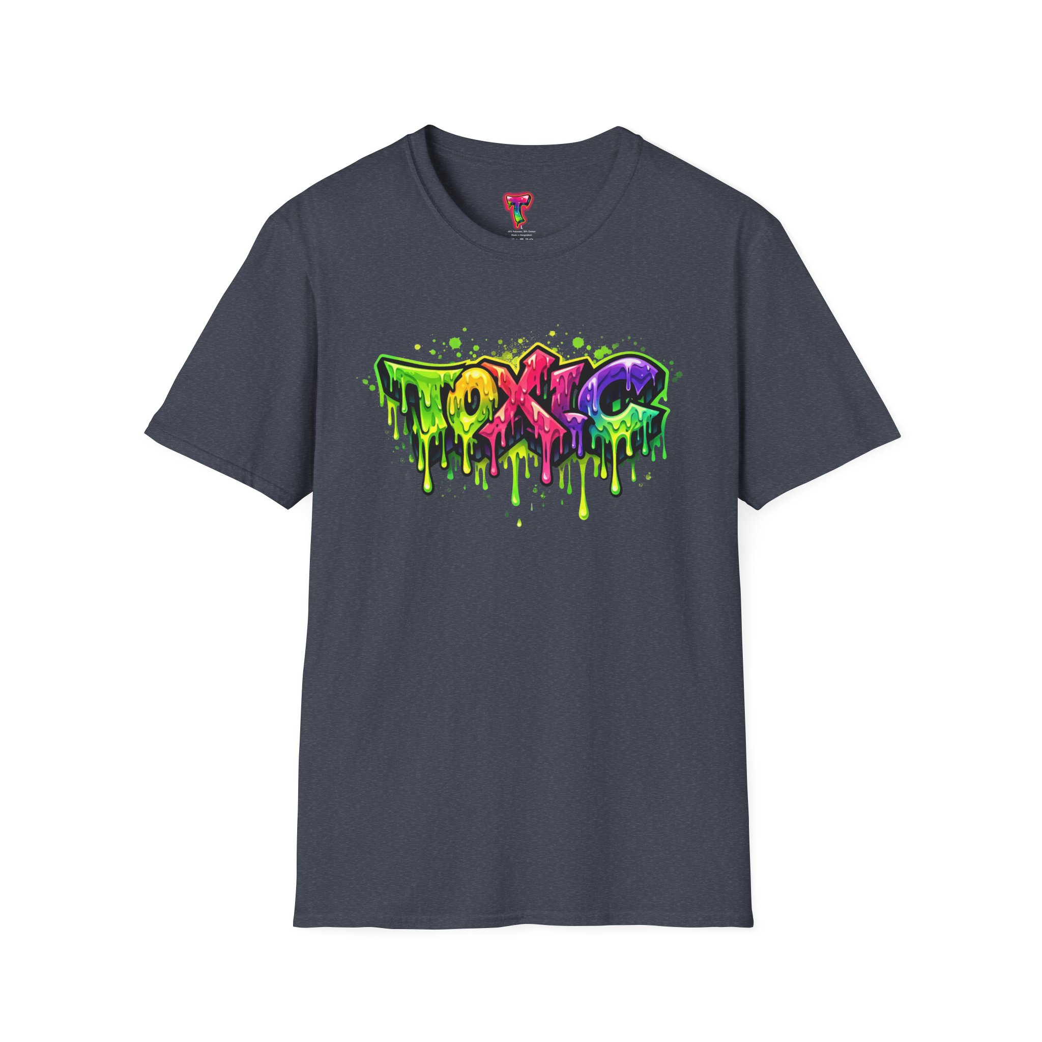 'TOXIC' Neon Graffiti Drip Streetwear Tee - Ảnh 45