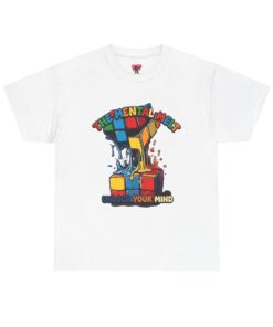 Puzzle Melt Tee — "T elemental Melt" Rubik-Style Graphic Shirt (Unlock Your Mind)