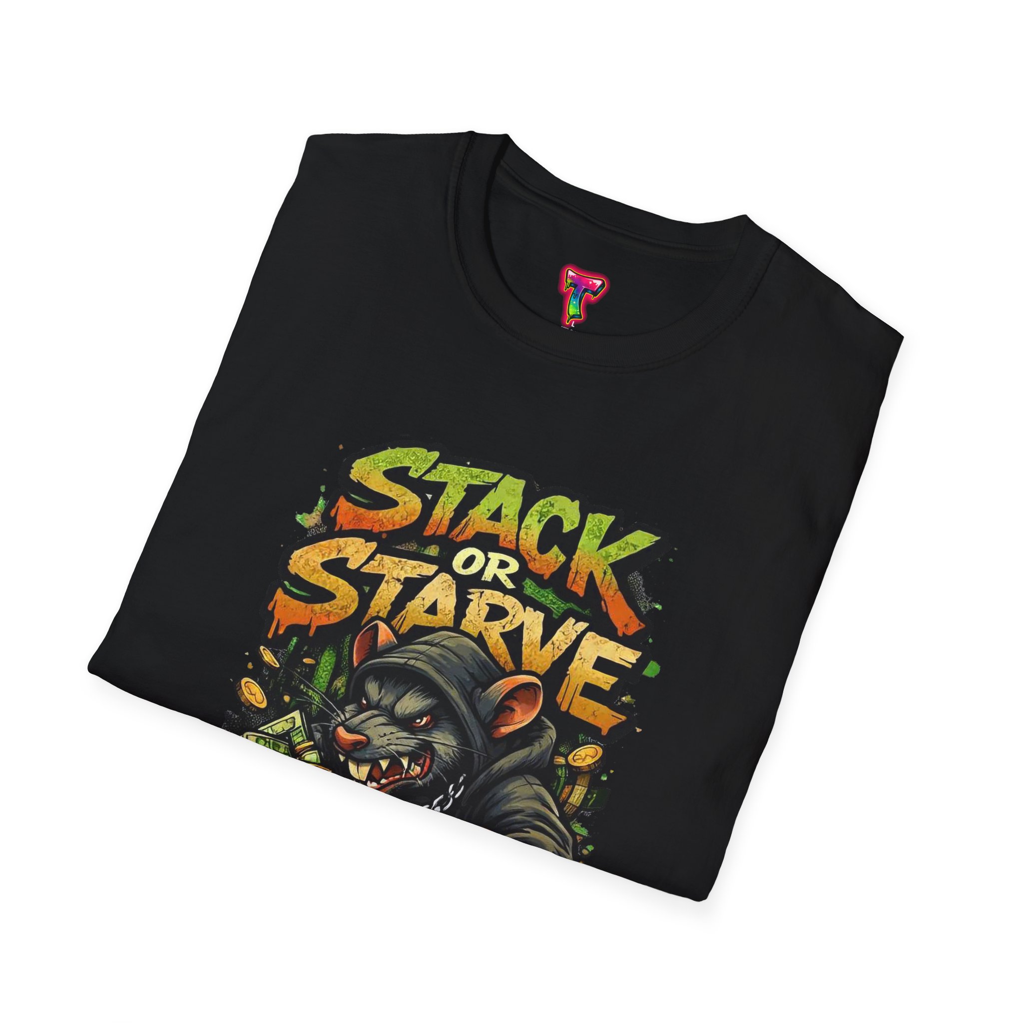 Stack or Starve Crypto Graphic T-Shirt - Ảnh 12