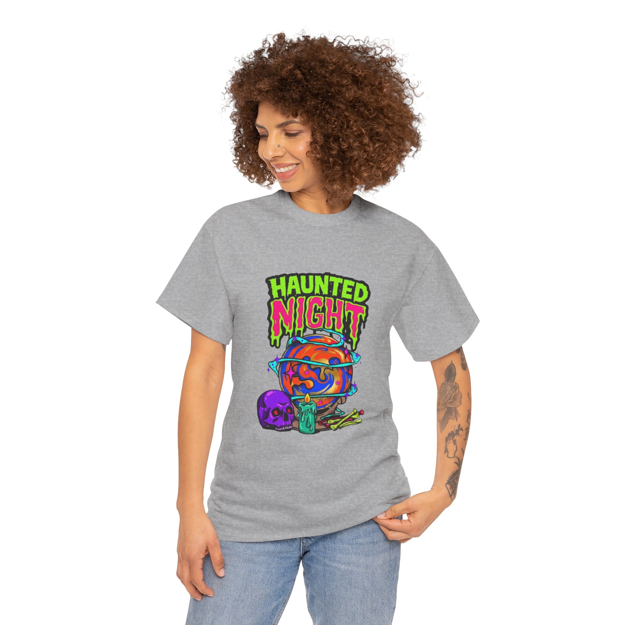 Haunted Night Halloween T‑Shirt - Ảnh 34