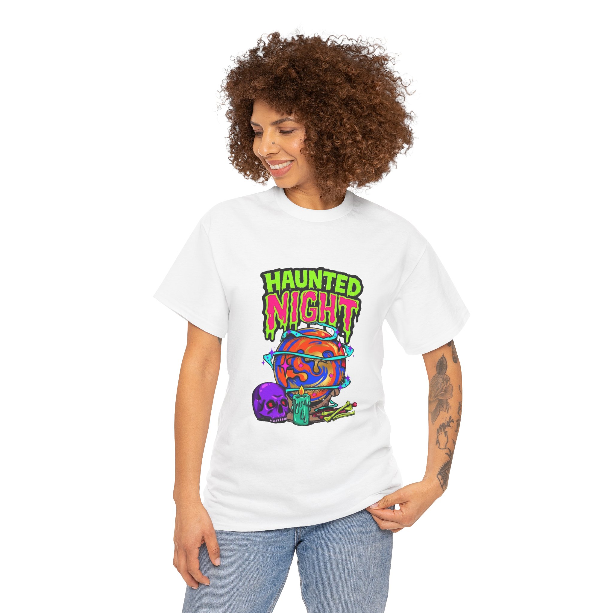 Haunted Night Halloween T‑Shirt - Ảnh 10