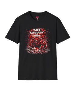 "No Weak Energy" Berserker Skull Graphic Tee