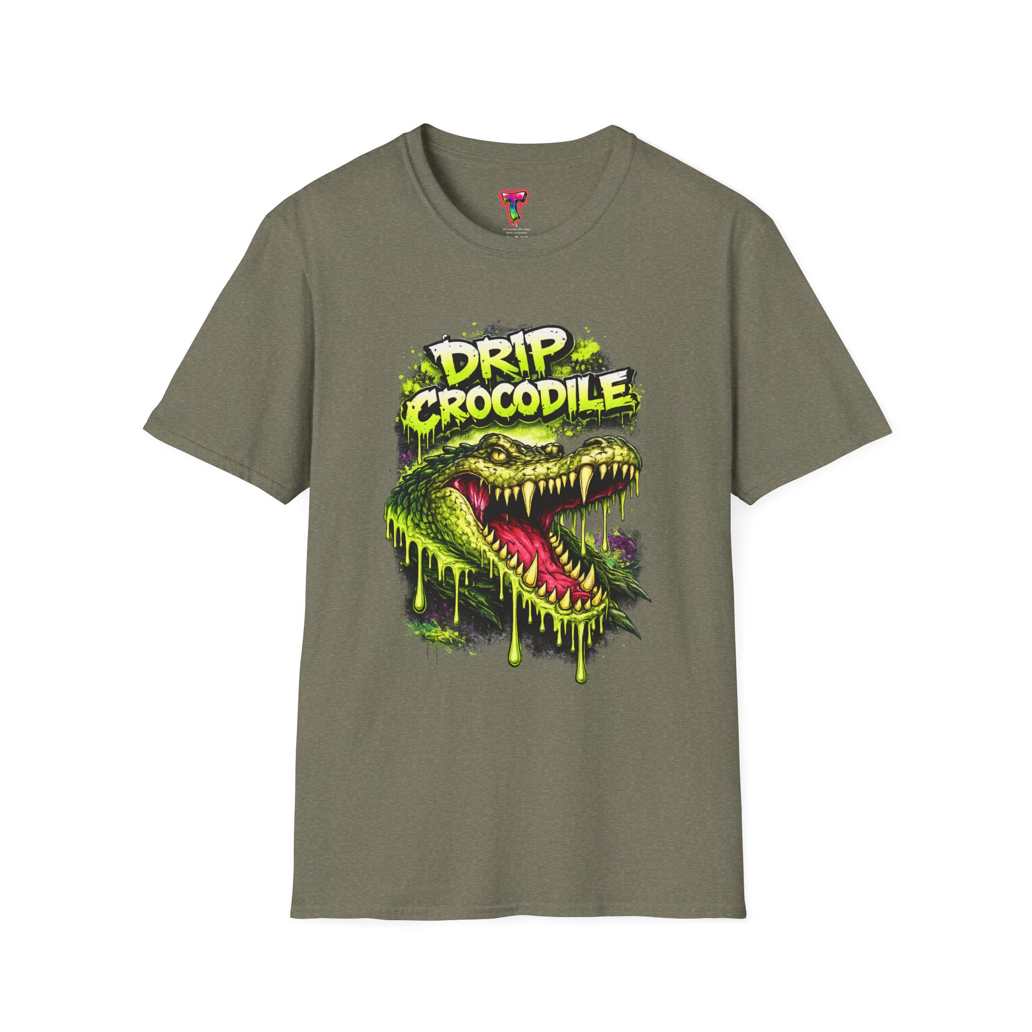 Drip Crocodile Graphic T-Shirt - Ảnh 33