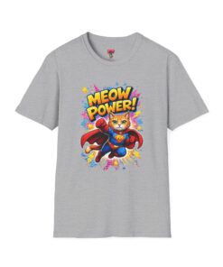 Meow Power! Superhero Cat T-Shirt