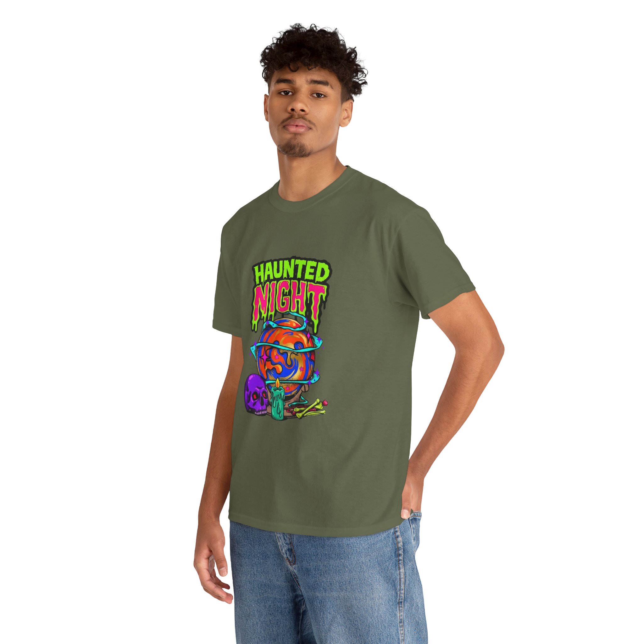 Haunted Night Halloween T‑Shirt - Ảnh 42