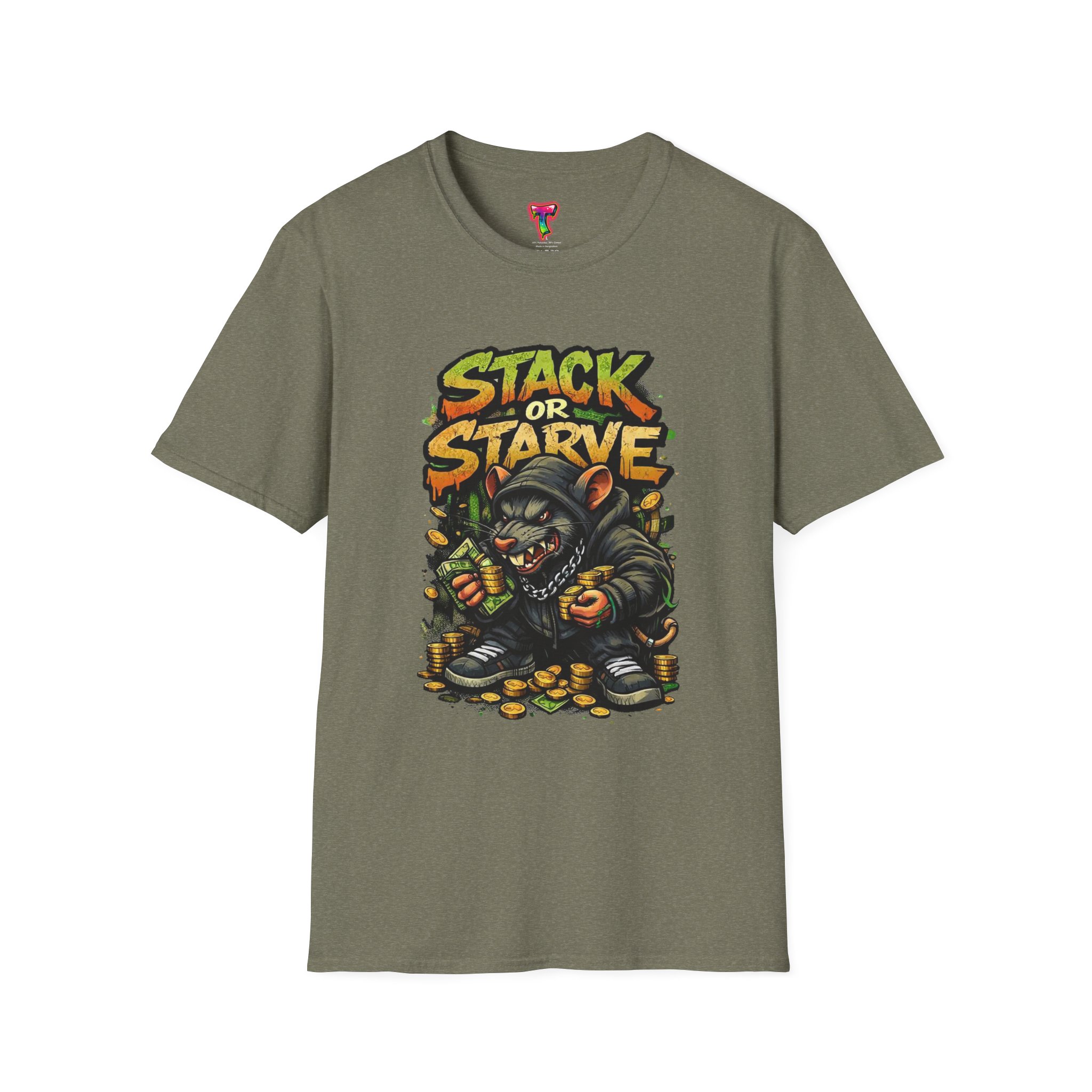 Stack or Starve Crypto Graphic T-Shirt - Ảnh 21