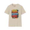 'Kick Hard Dream Big' Graffiti Motivational Tee