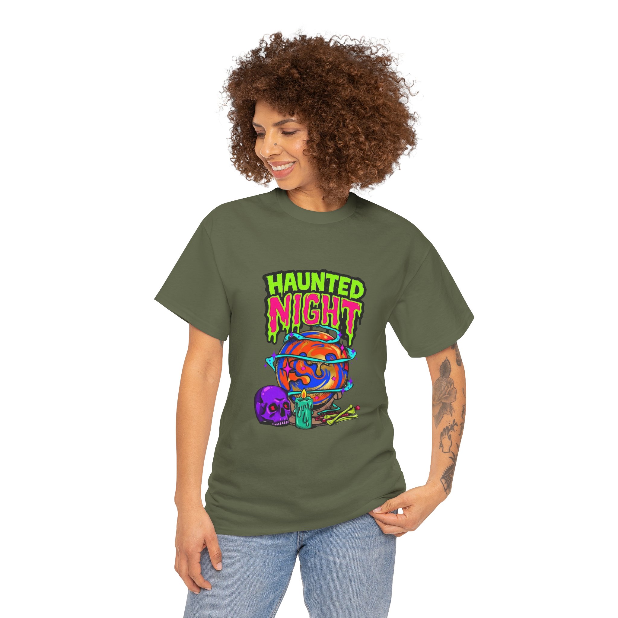 Haunted Night Halloween T‑Shirt - Ảnh 40
