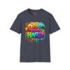 Colorful "Drip Too Hard" Graffiti Tee