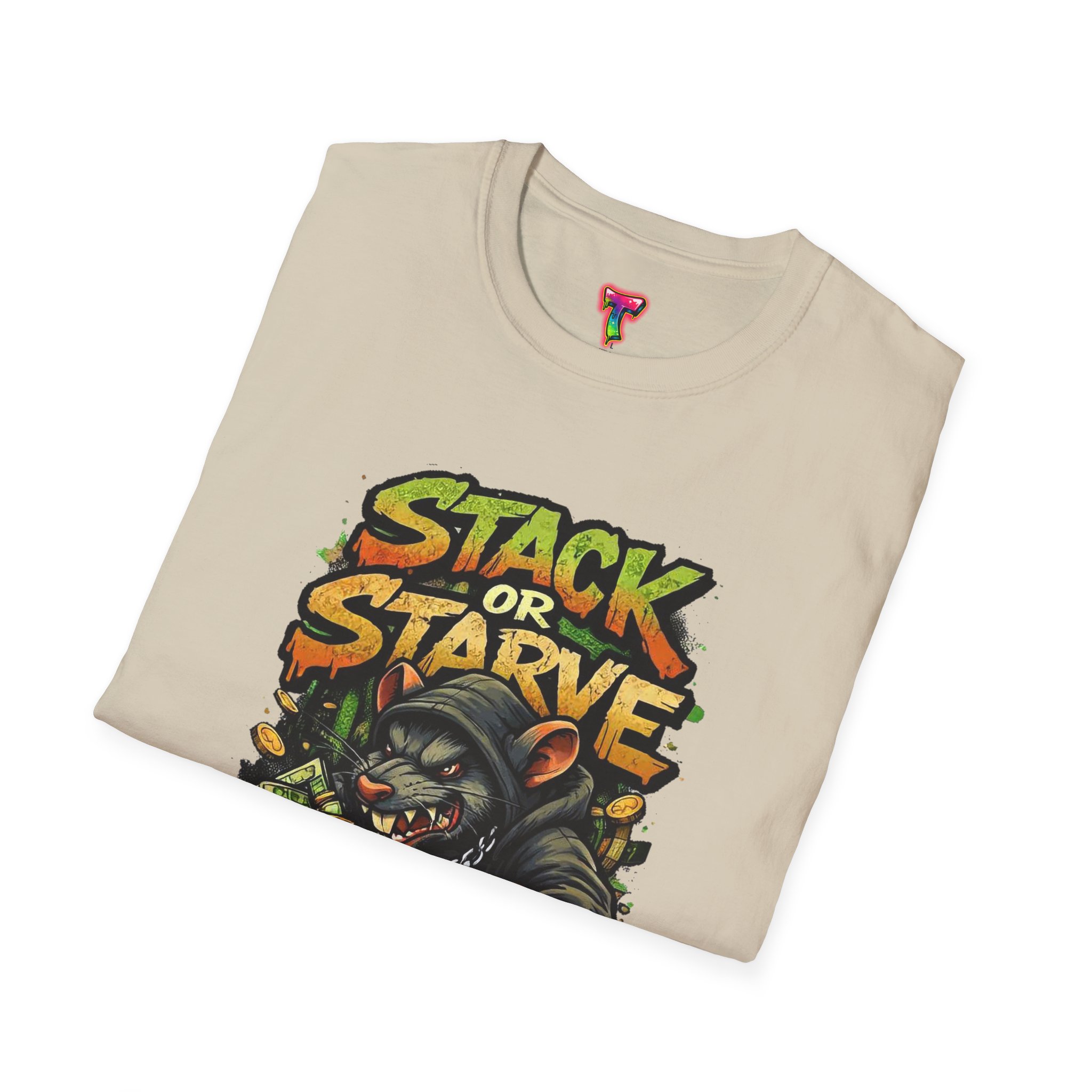 Stack or Starve Crypto Graphic T-Shirt - Ảnh 16