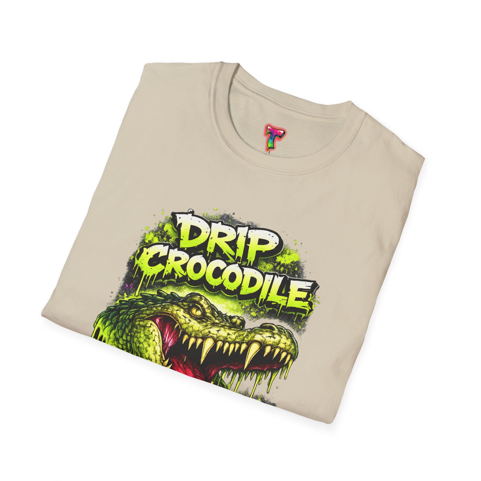 Drip Crocodile Graphic T-Shirt - Ảnh 28