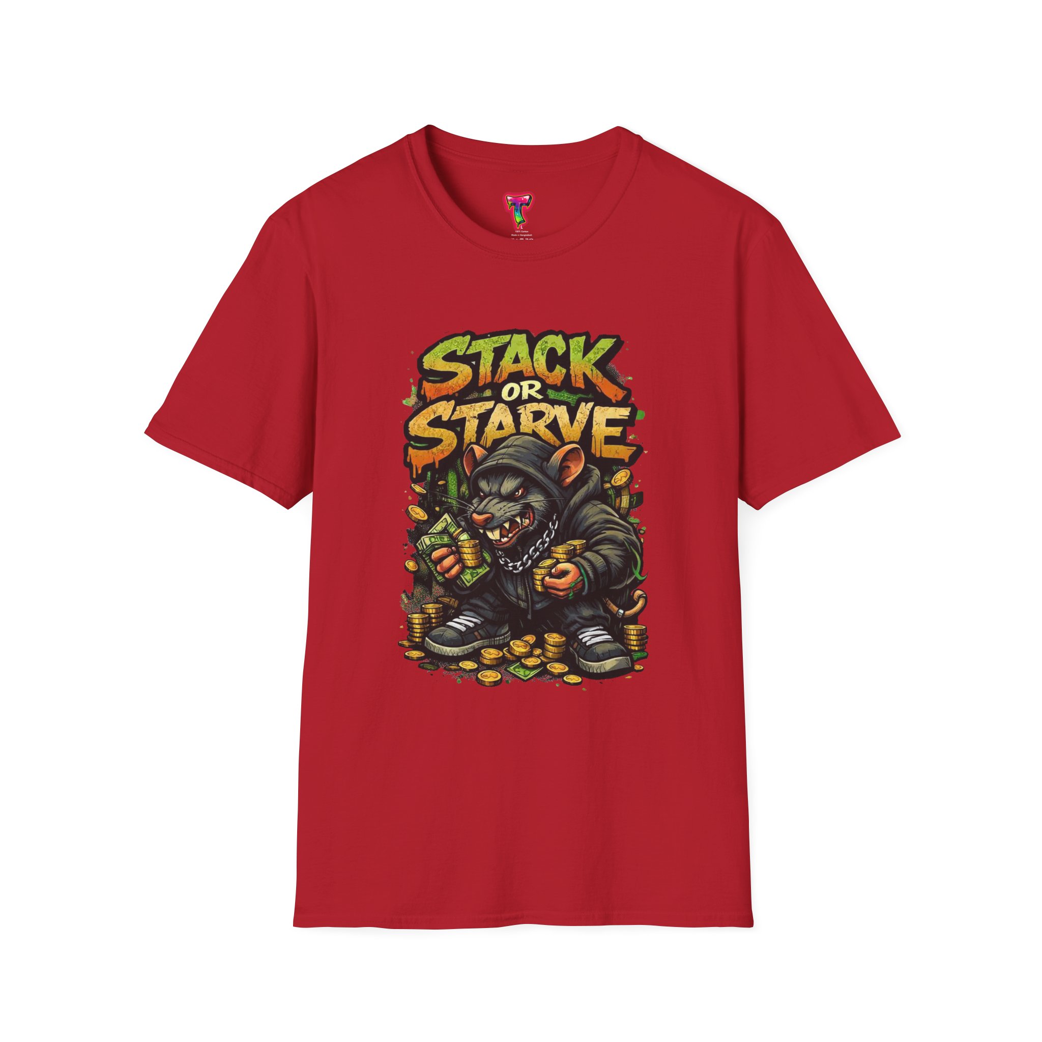 Stack or Starve Crypto Graphic T-Shirt - Ảnh 49