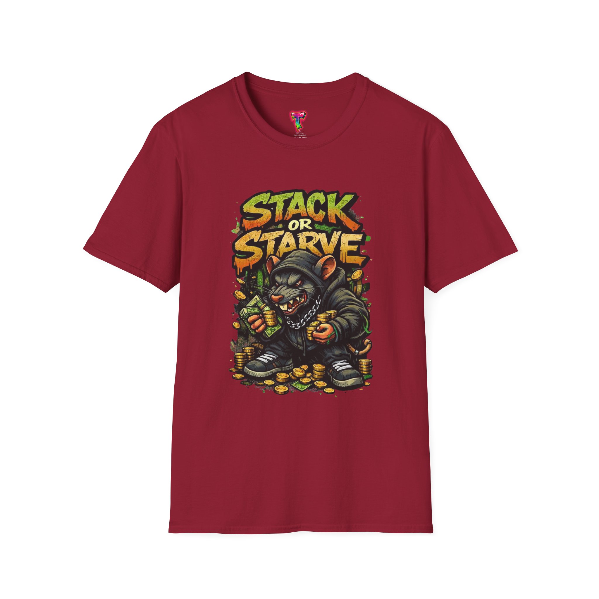 Stack or Starve Crypto Graphic T-Shirt - Ảnh 53